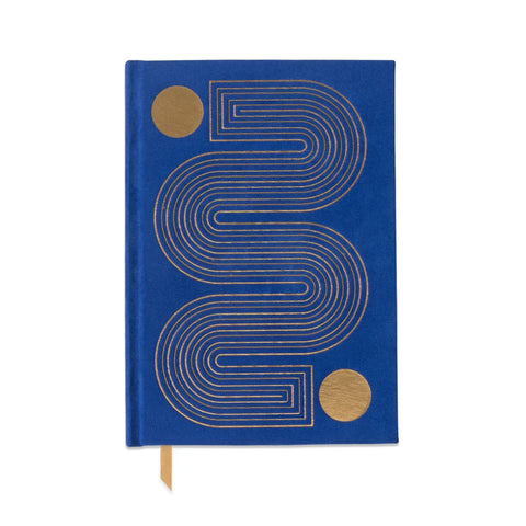 Cuaderno forrado en tela - Cobalto