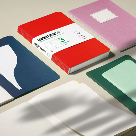 Jottbook Pur - Set de 3 - A5 Cherry