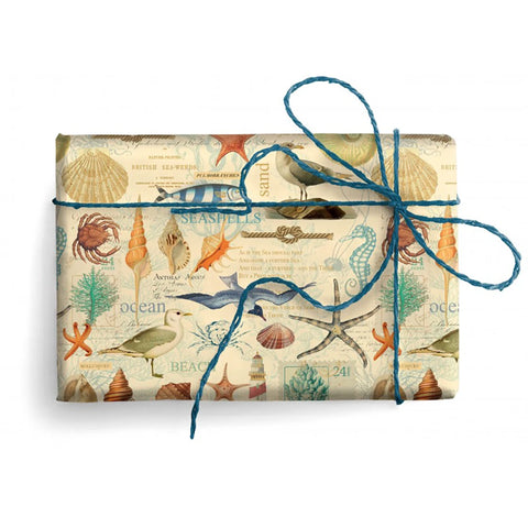 Papel regalo Animales Marinos 100x70cm