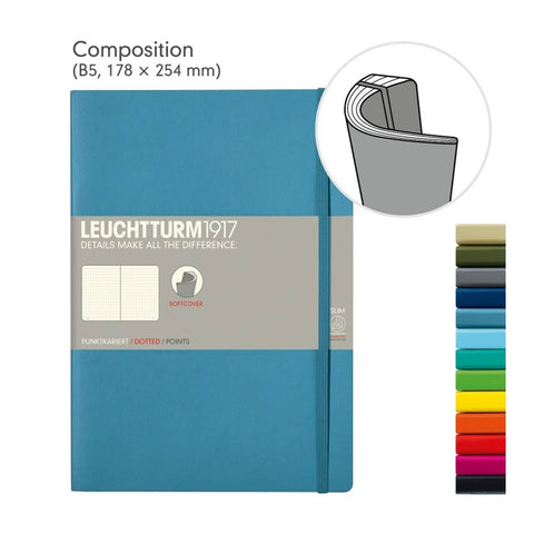 Leuchtturm1917 Libreta Composition B5 Tapa Blanda