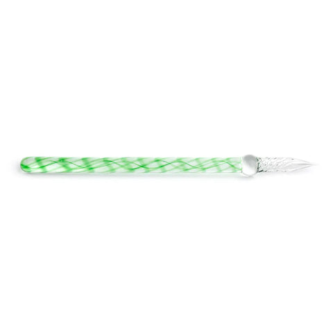 Pluma de cristal - Líneas verdes