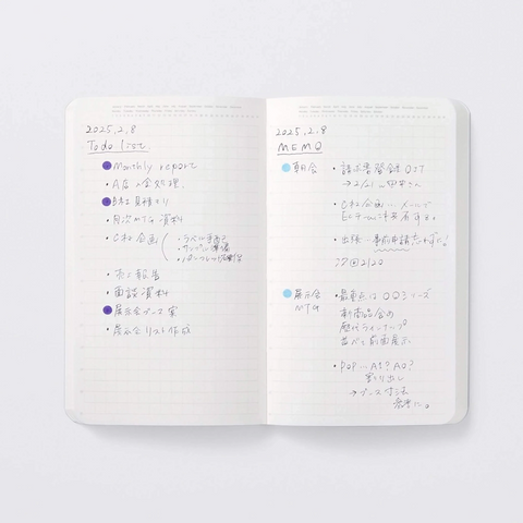 Cuaderno 1/2 Year Stalogy B6 Slim - Cuadrícula