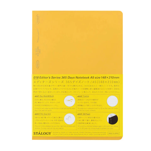 Cuaderno 365 Days Stalogy A5 - Cuadrícula