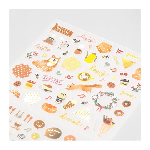 Stickers 2563 Color Brown - Hoja de pegatinas
