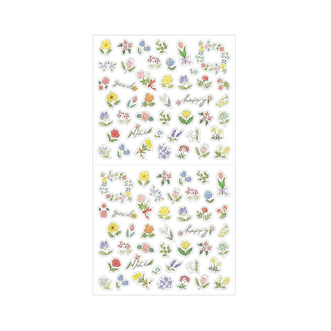 Stickers 2682 Wild Flowers - Hoja de pegatinas