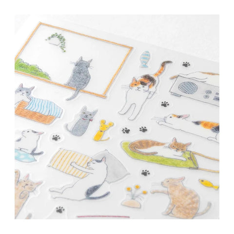 Stickers 2688 Gatos M - Hoja de pegatinas