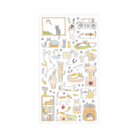 Stickers 2688 Gatos M - Hoja de pegatinas