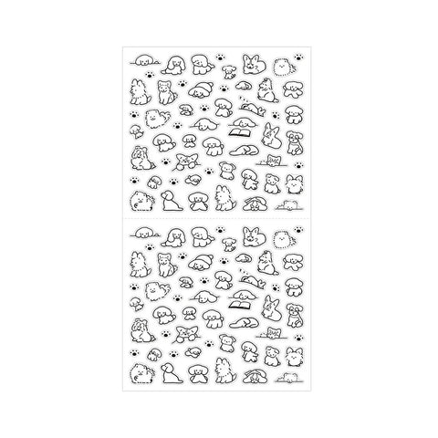 Stickers 2689 Perros S - Hoja de pegatinas