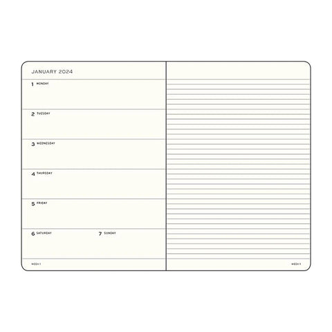 Leuchtturm1917 - Agenda 2024 A6 SV y notas