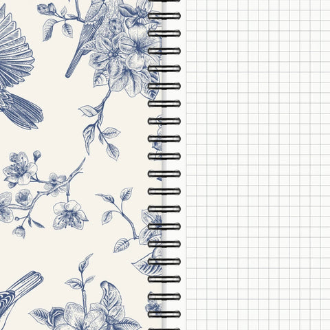 Libreta A4 de anillas - Pájaros