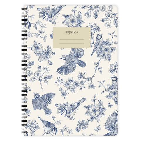 Libreta A4 de anillas - Pájaros