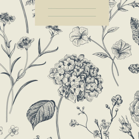 Libreta A4 de anillas - Flores