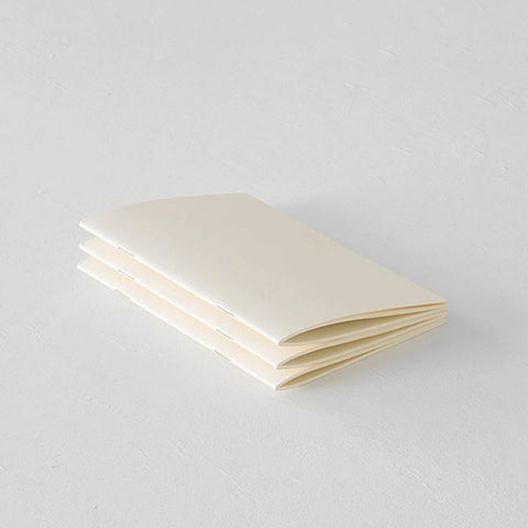 Cuaderno ligero A6 Midori MD Paper - Pack de 3