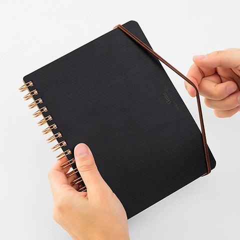 Cuaderno Ring Notebook Grain B6 - Marrón o Negro