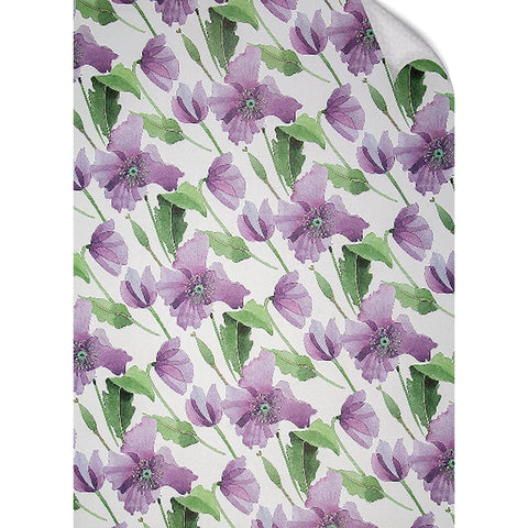 Papel regalo reversible Violetas 100x70cm