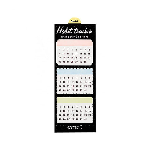 Notas adhesivas Midori - Vista mensual