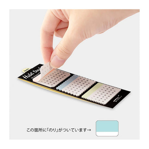 Notas adhesivas Midori - Vista mensual