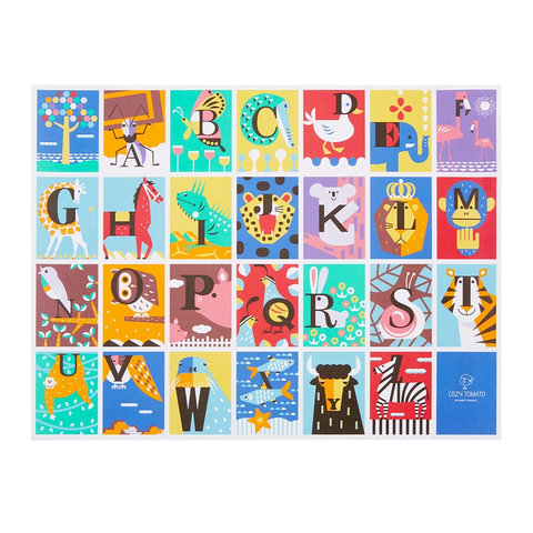 Papel regalo Alfabeto - 50x70cm