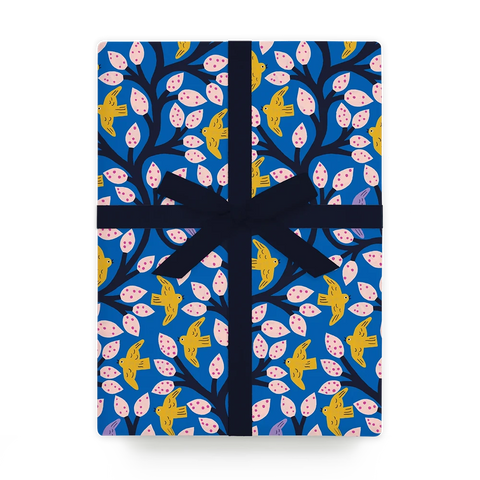 Papel regalo Yellow Birds - 50x70cm