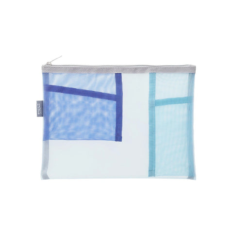 Estuche de malla con bolsillos B6 17x22cm - Midori