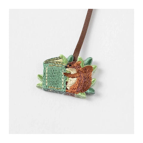 Clip marcapáginas bordado - Ardilla