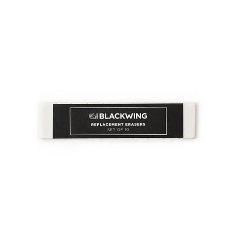 Goma de borrar - 10 recambios para el lápiz Blackwing