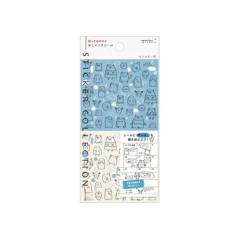 Stickers Chat Monsters - Hoja de pegatinas