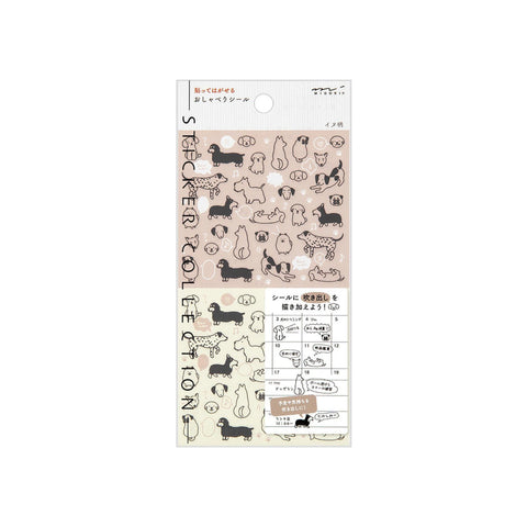 Stickers Chat Dogs - Hoja de pegatinas