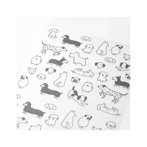 Stickers Chat Dogs - Hoja de pegatinas