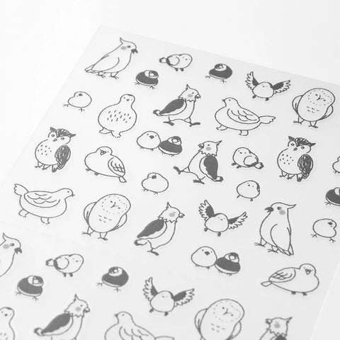 Stickers Chat Birds - Hoja de pegatinas
