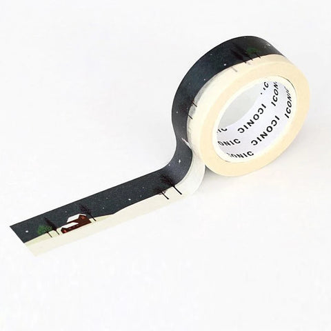 Washi tape 15mmx10m - Snowman