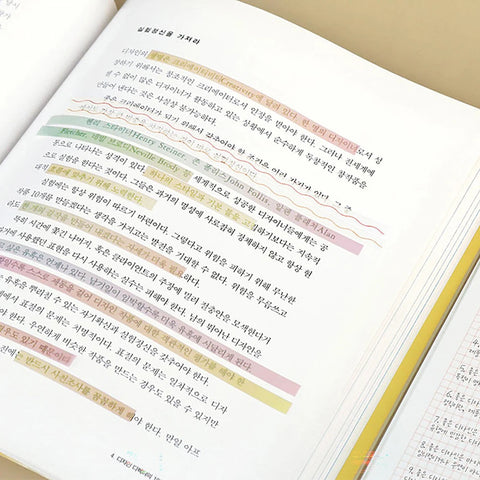 Subrayador y marcapáginas adhesivo Iconic - Modelo Garden