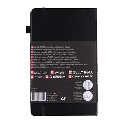 Libreta de hojas negras - Papel 140gr - Sakura