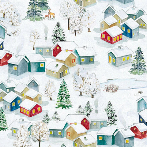 Papel regalo Paessagio d'inverno - 50x70cm