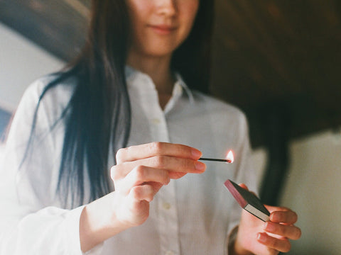 Hibi cerillas de incienso - Ciprés japonés