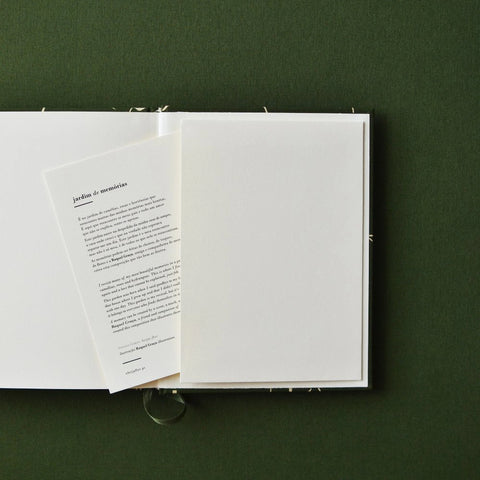 Cuaderno entelado - Jardim de memórias Beija-flor