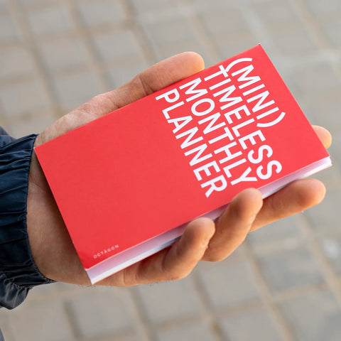 Agenda sin fechas mensual Octagon Design - A4, A5 y A6