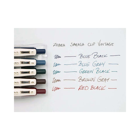 Bolígrafos Sarasa Vintage I Packaging Japón
