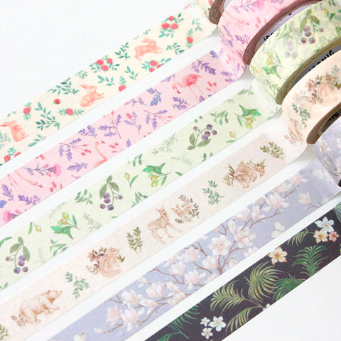 Washi tape 15mmx10m - Nature