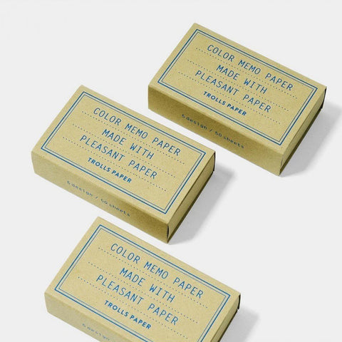 Etiquetas "Memo Paper Color" Trolls Paper