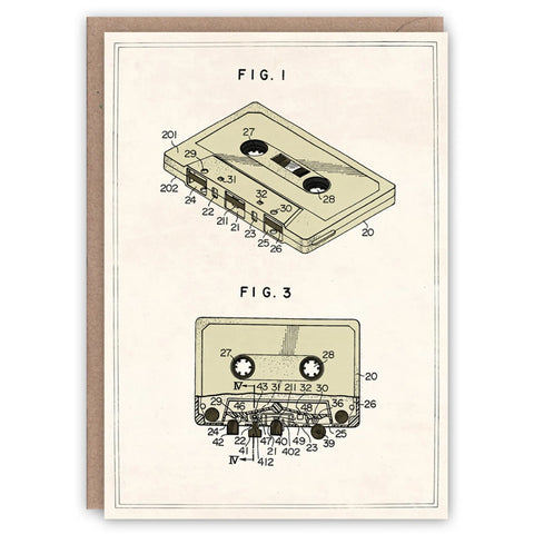 Tarjeta Vintage - Cassette