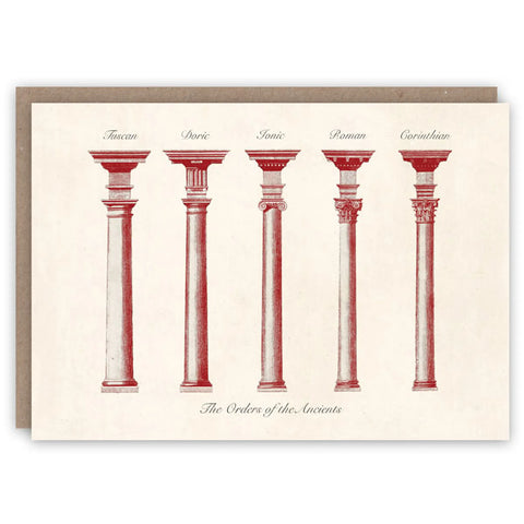 Tarjeta Vintage - Columnas