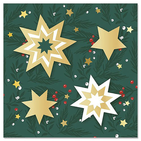 Mini Tarjeta Navidad - Estrellas