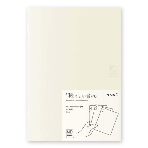 Cuaderno ligero A5 Midori MD Paper - Pack de 3