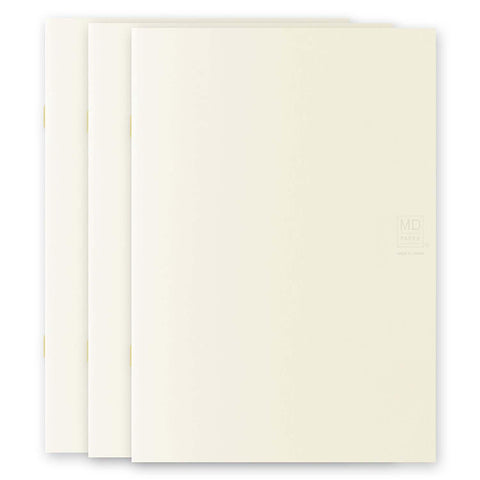 Cuaderno ligero A5 Midori MD Paper - Pack de 3