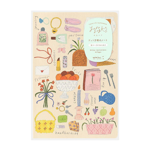 Libreta B6 My life - Páginas con dibujos y malla de puntos