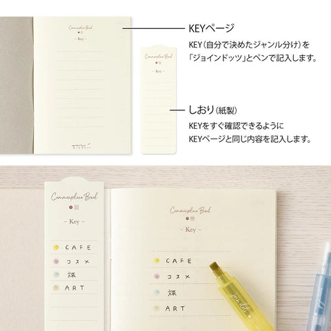 Cuaderno Commonplace Book A6 Midori - Gris