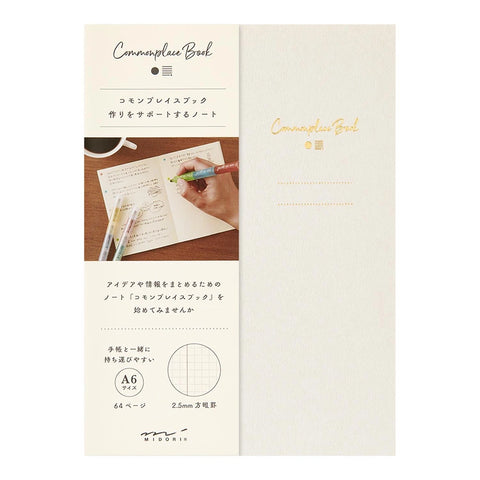 Cuaderno Commonplace Book A6 Midori - Beis