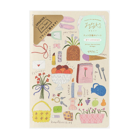 Libreta B6 My life - Páginas con dibujos y malla de puntos