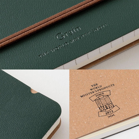 Cuaderno WM Ring Notebook Grain B6 - Verde